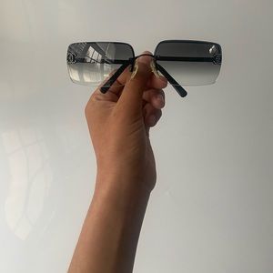 Vintage Chanel Rhinestone Sunglasses